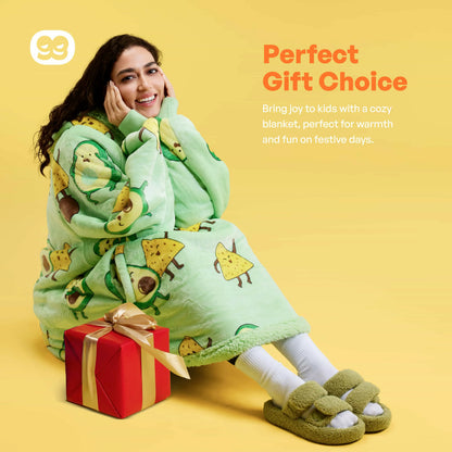 Avocado Adult Sherpa Wearable Blanket