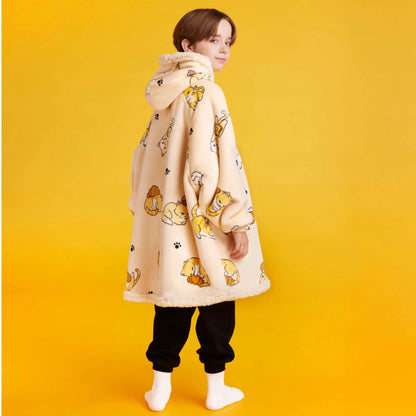 Kids' Sherpa Wearable Blanket - Cat