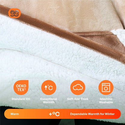 Adult Sherpa Wearable Blanket - Sloth Shape