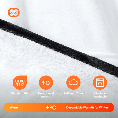 Adult Panda Sherpa Wearable Blanket