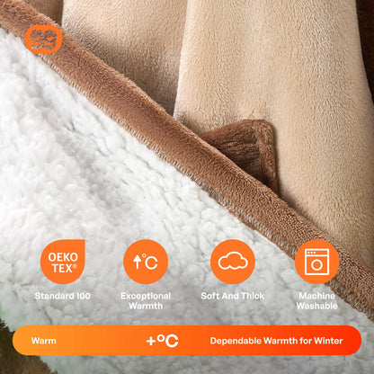 Kids' Sherpa Wearable Blanket - Sloth Shape