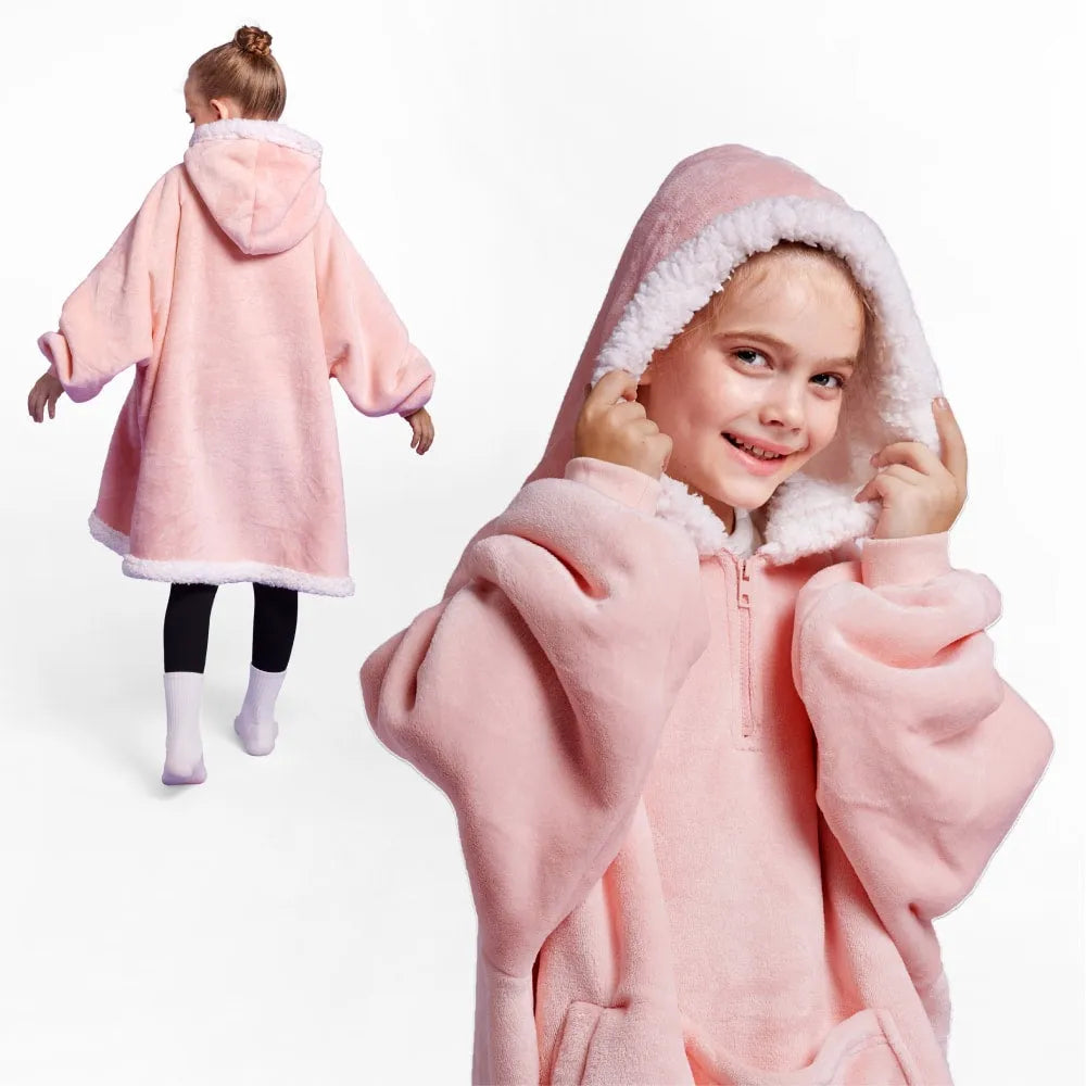 Kids' Sherpa Wearable Blanket - Pink