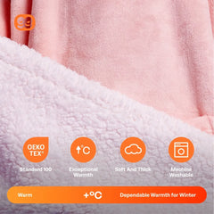 Kids' Sherpa Wearable Blanket - Pink