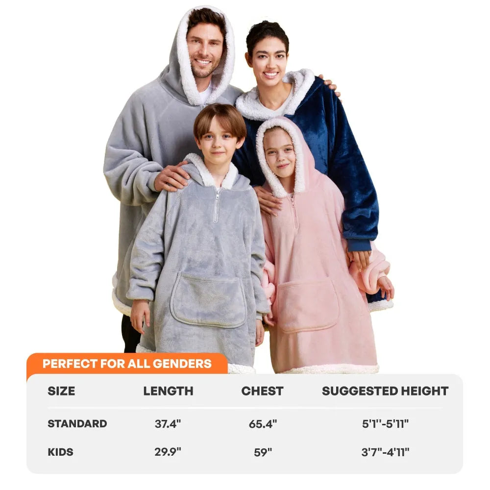 Kids' Sherpa Wearable Blanket - Pink