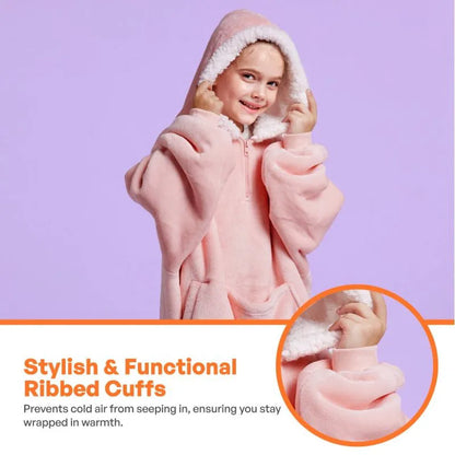 Kids' Sherpa Wearable Blanket - Pink