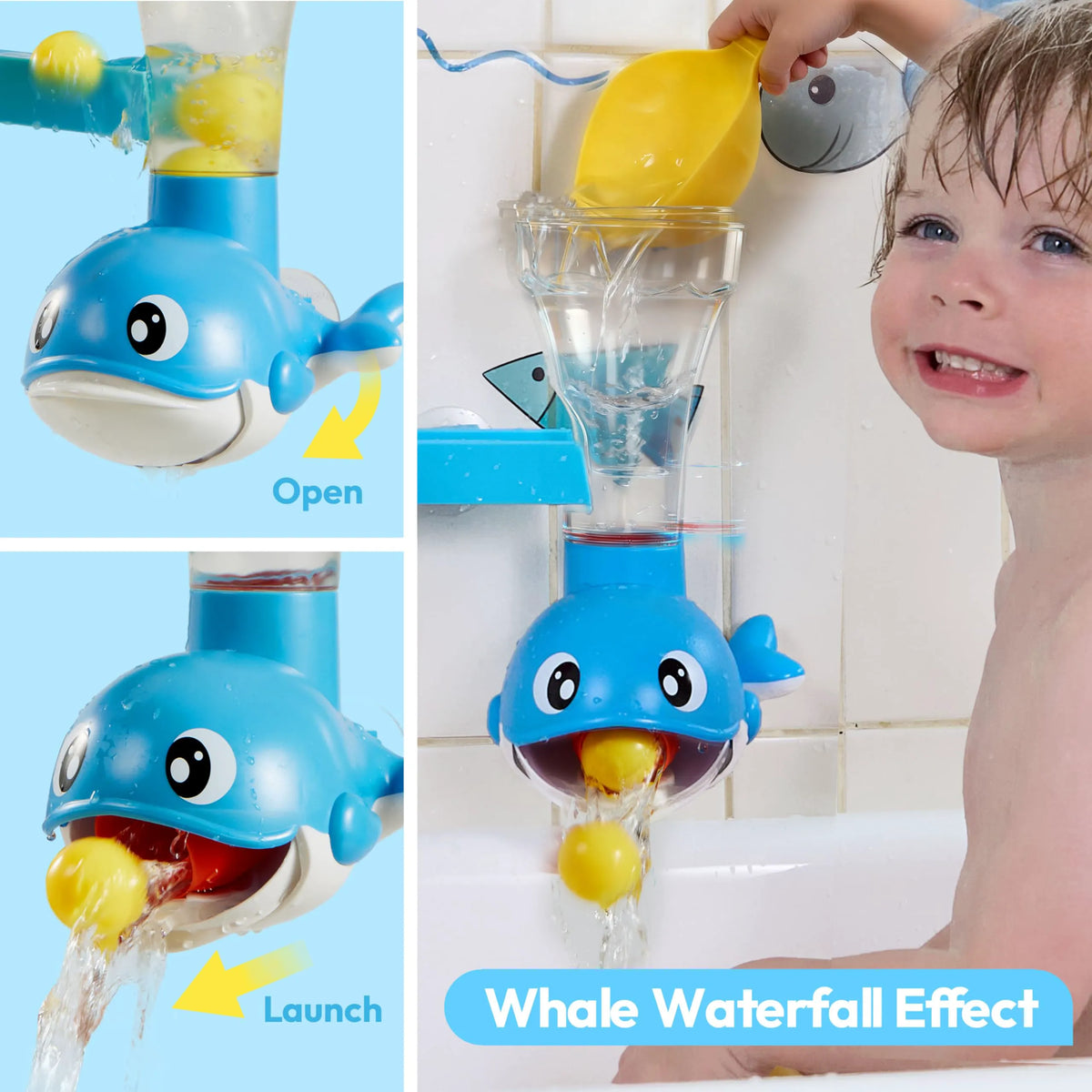 JOVA 7-in-1 Bath Toys Set for Kids