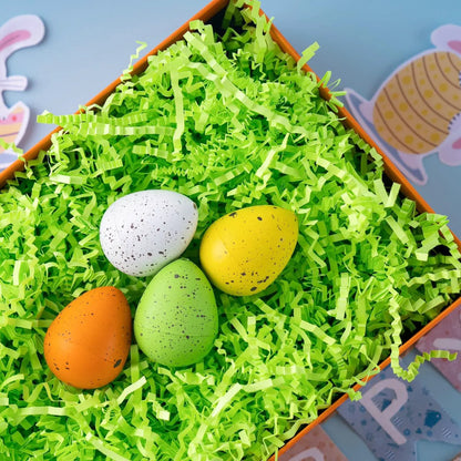 JOIN 0.5LB Light Green Recyclable Easter Grass Crinkle Paper Shred