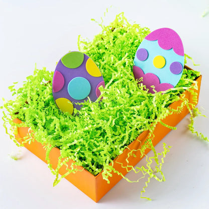 JOIN 0.5LB Light Green Recyclable Easter Grass Crinkle Paper Shred