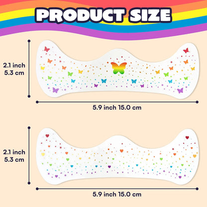 JOYIN 10-Pack Pride Glitter Temporary Tattoos