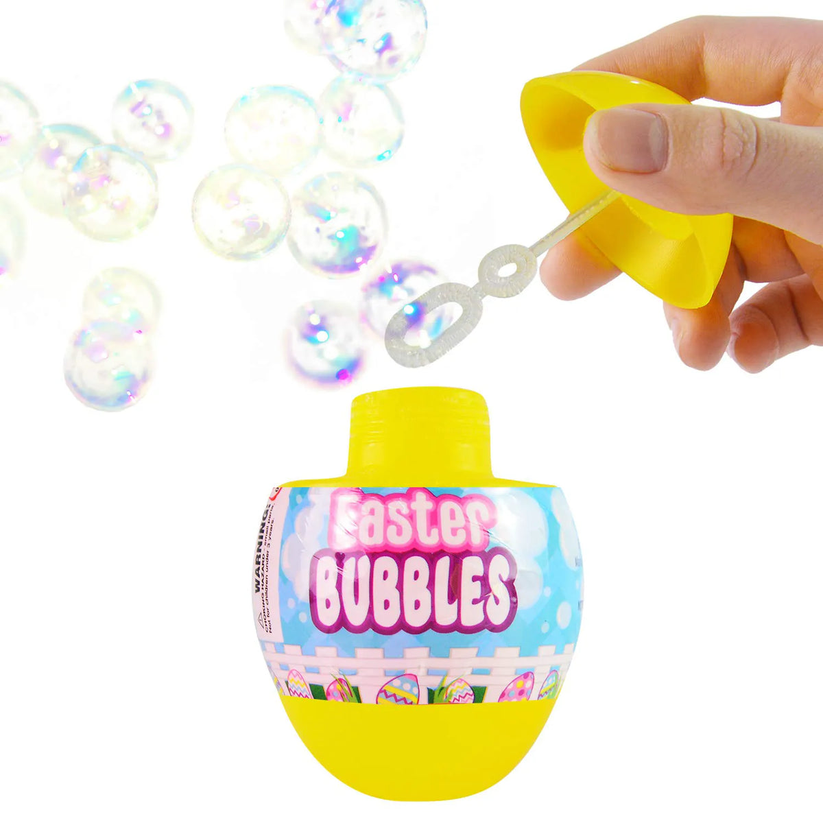 JOYIN 12-Pack Easter Egg Bubble Wands