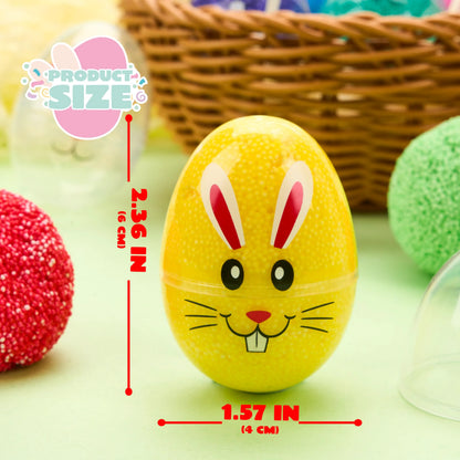 JOYIN 12-Pack Easter Prefilled Eggs with Foam Squishy Toys