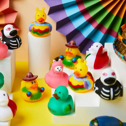 JOYIN 12-Pack Mexican Fiesta Rubber Ducks