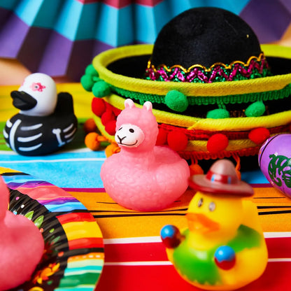 JOYIN 12-Pack Mexican Fiesta Rubber Ducks