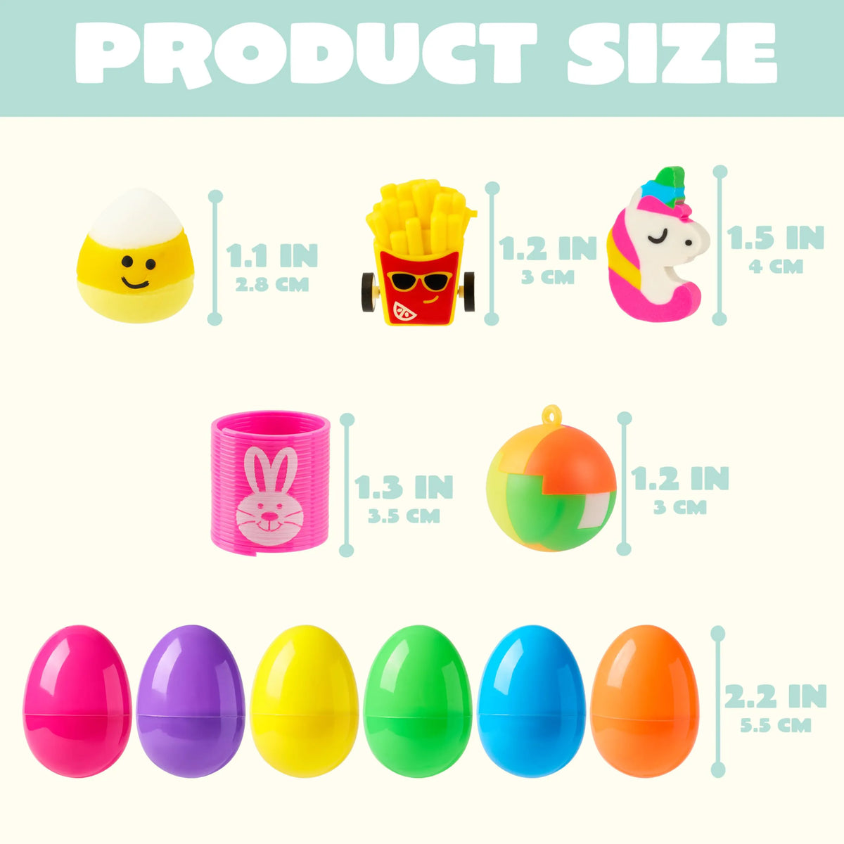 JOYIN 160 Prefilled Easter Eggs with Assorted Toys