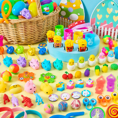 JOYIN 160 Prefilled Easter Eggs with Assorted Toys