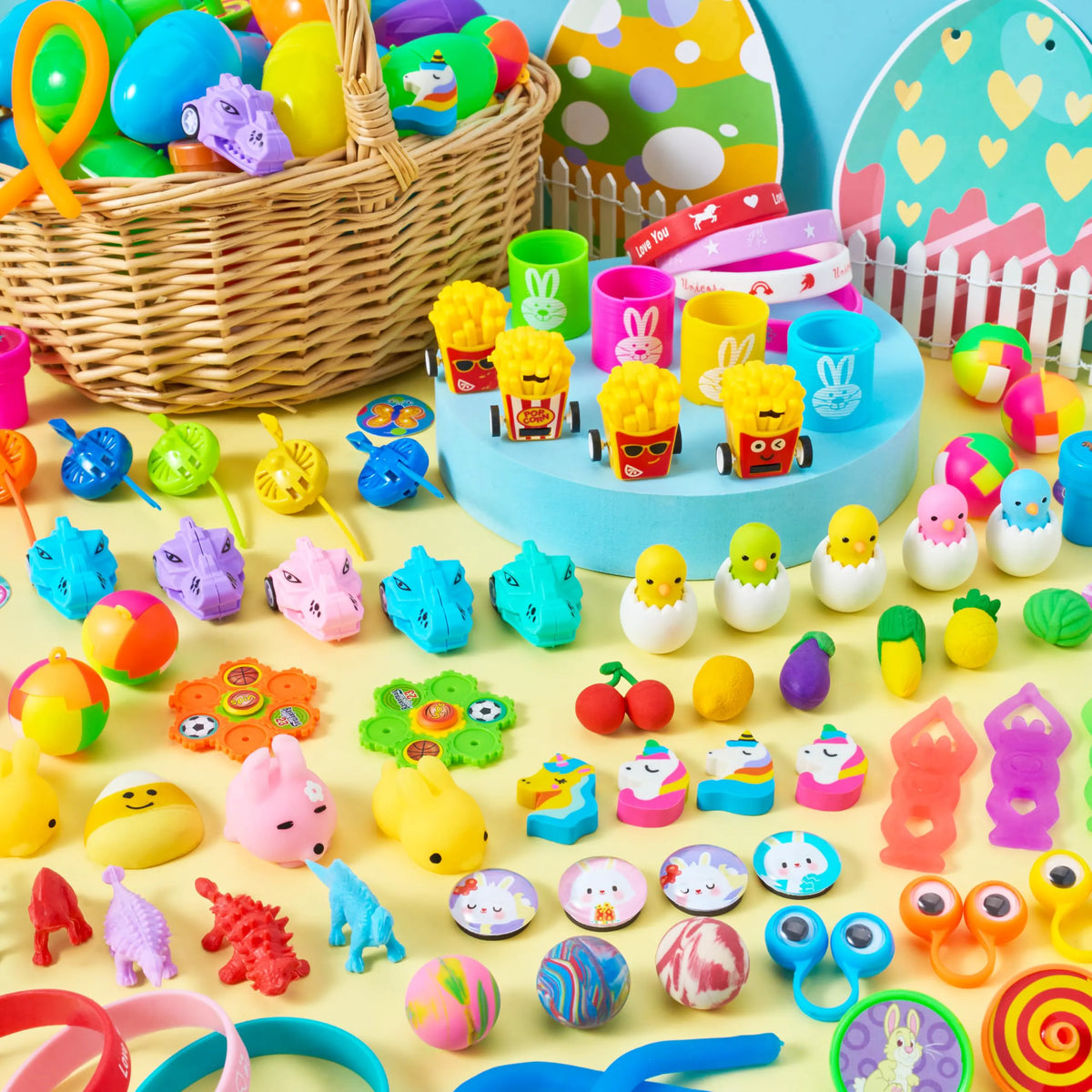 JOYIN 160 Prefilled Easter Eggs with Assorted Toys