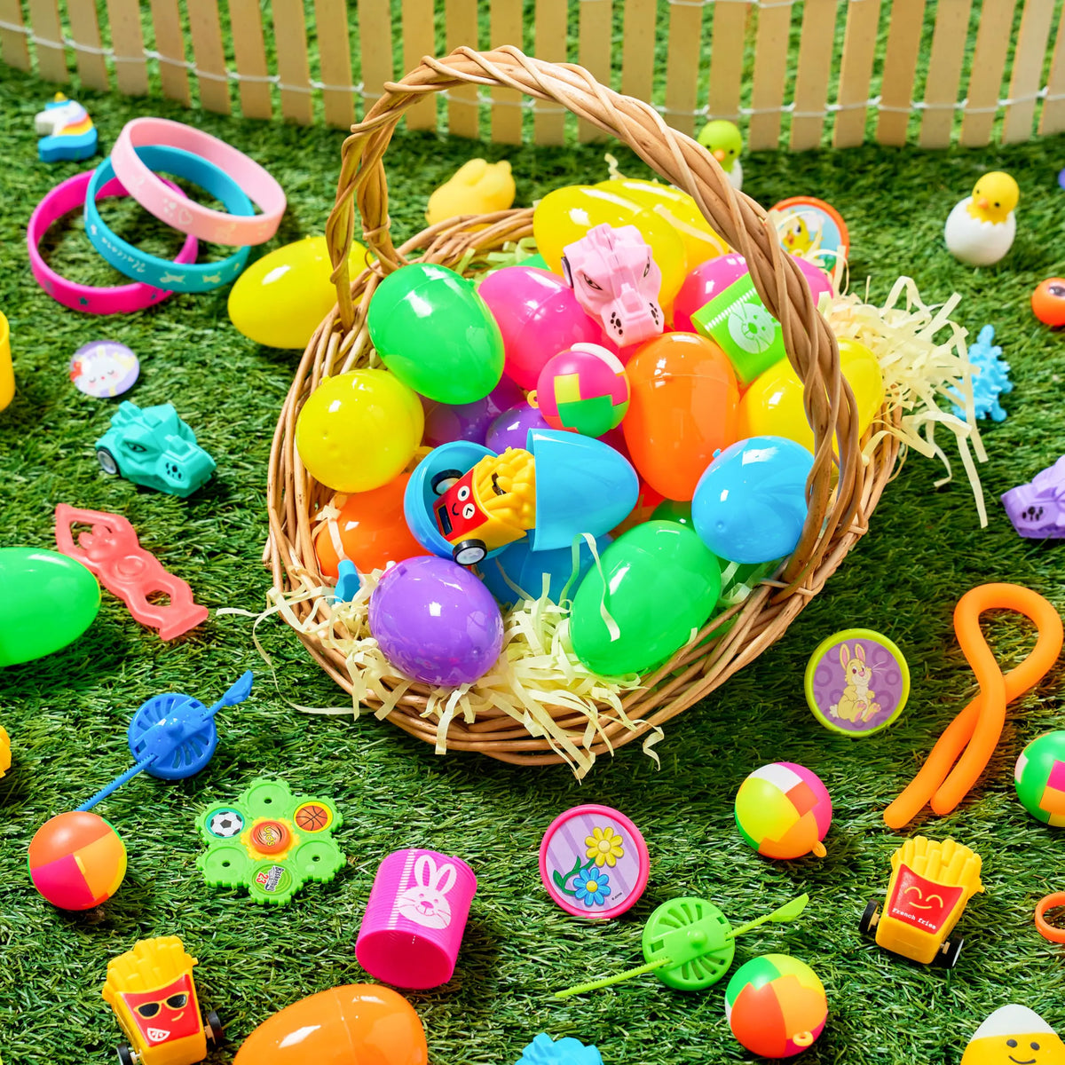 JOYIN 160 Prefilled Easter Eggs with Assorted Toys