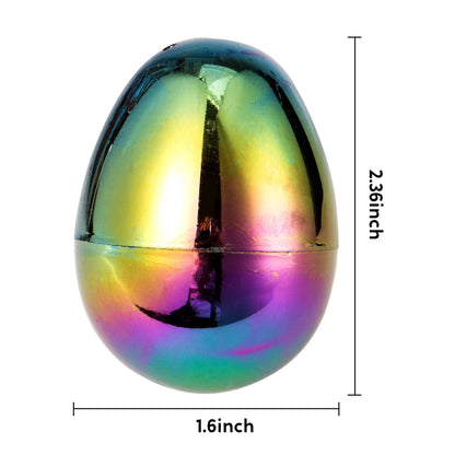 JOYIN 24 Pack 2.3 Inch Metallic Plastic Easter Eggs