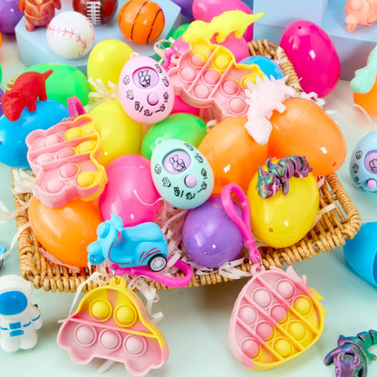 JOYIN 24 Prefilled Easter Eggs with Assorted Toys