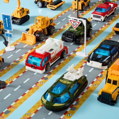 JOYIN 24 Prefilled Easter Eggs with Vehicle Toys