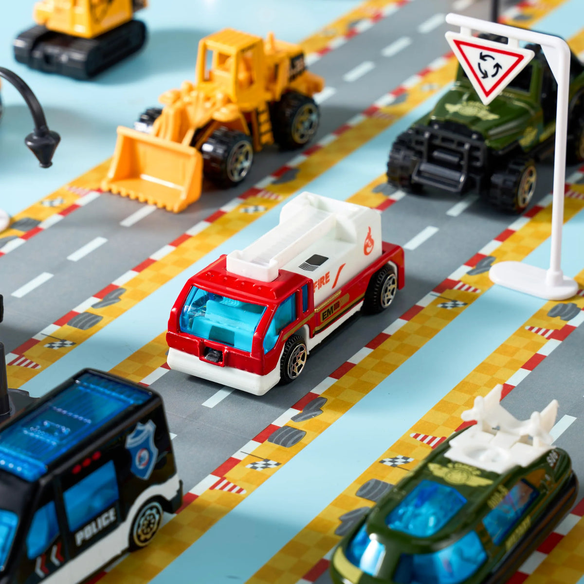JOYIN 24 Prefilled Easter Eggs with Vehicle Toys