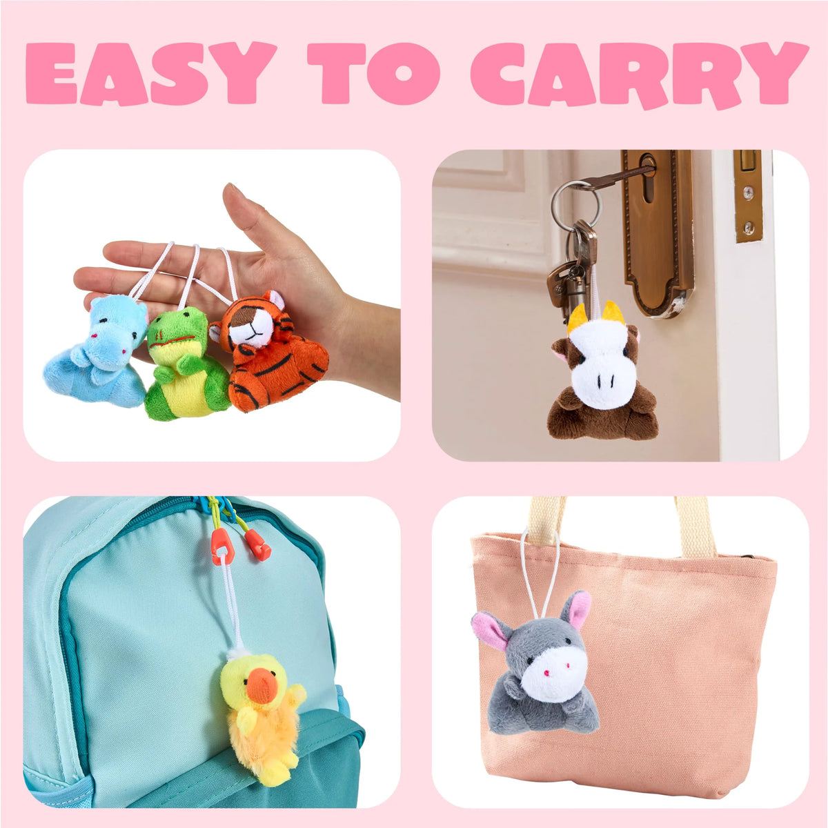 JOYIN 24-Piece Valentine's Day Plush Toys with Boxes