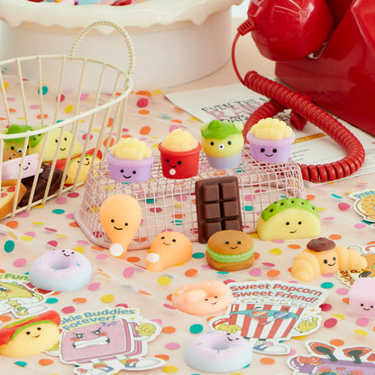 JOYIN 28-Pack Valentine's Day Cards with Kawaii Dessert Fidget Toys (14 Designs)