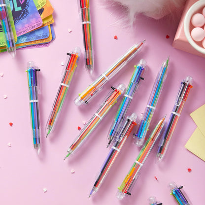 JOYIN 28-Piece Valentine's Day Multicolor Pen Set with Cards