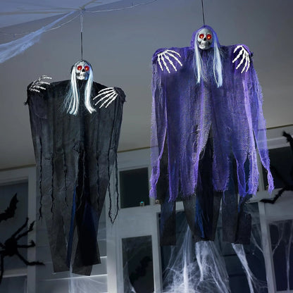 JOYIN 2-Pack Hanging Grim Reaper Halloween Decorations