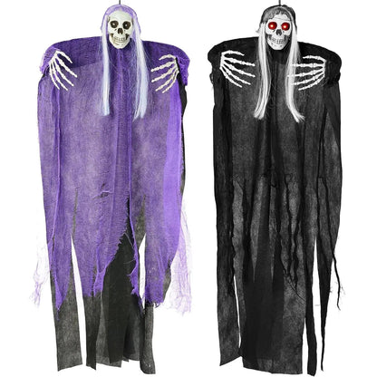 JOYIN 2-Pack Hanging Grim Reaper Halloween Decorations