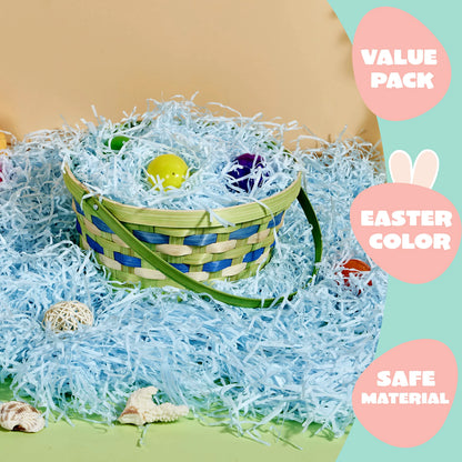 JOYIN 3.75 lb Easter Fake Grass Crinkle Paper Shred