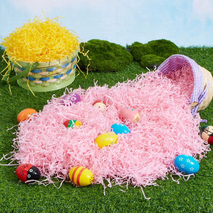 JOYIN 3.75 lb Easter Fake Grass Crinkle Paper Shred