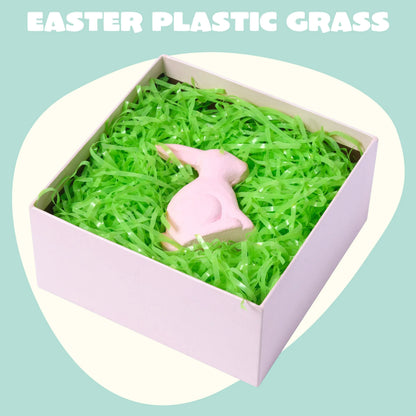 JOYIN 32 oz Light Green Plastic Easter Grass