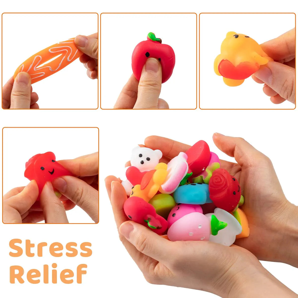 JOYIN 36-Pack Valentine's Day Mochi Squishy Toys