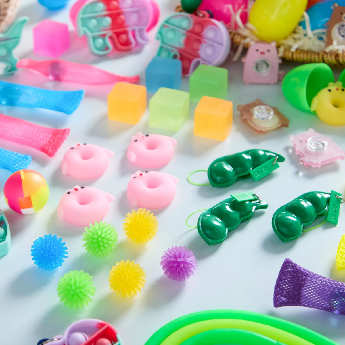 JOYIN 48-Piece Prefilled Easter Eggs with Assorted Toys