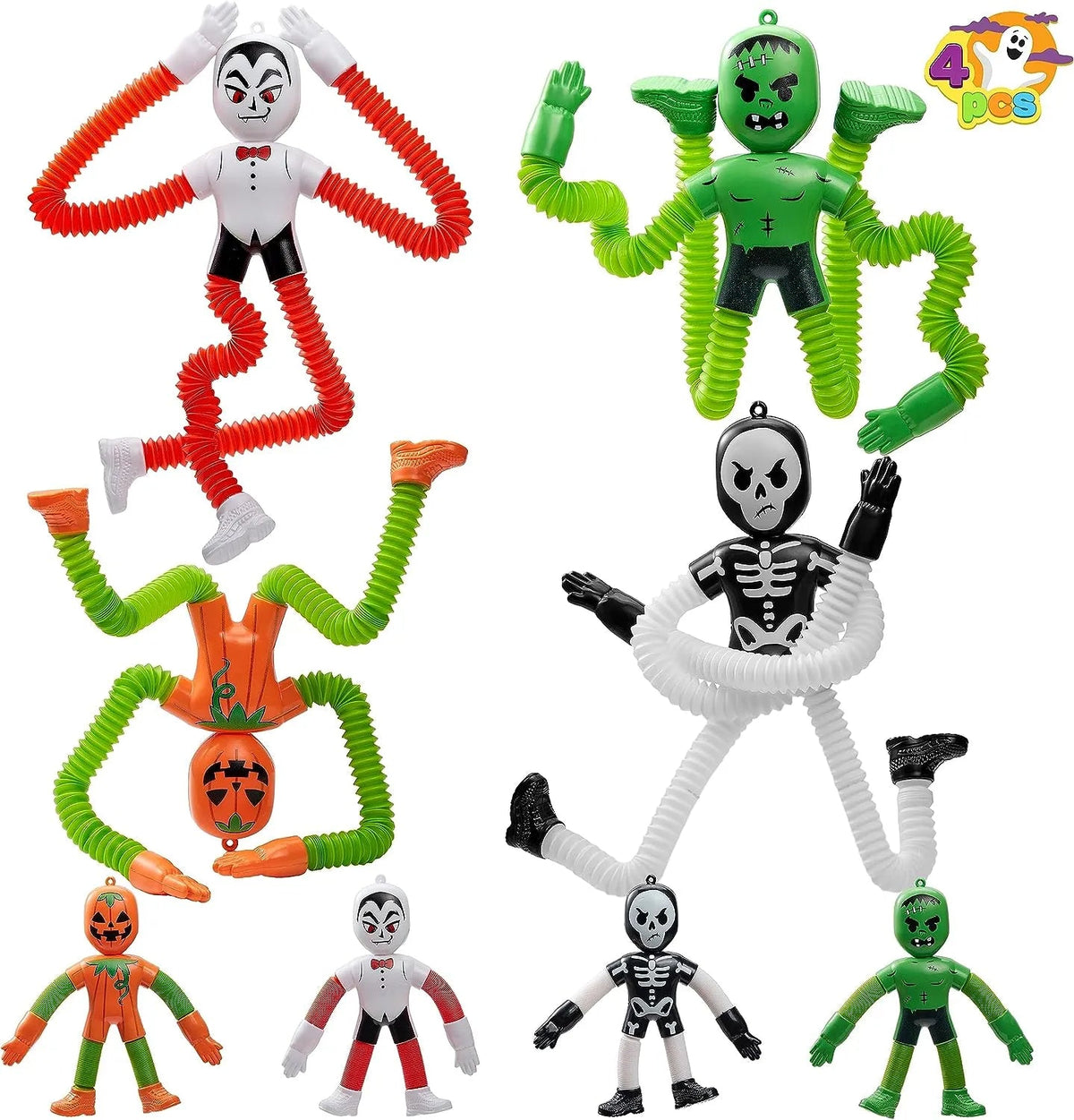 4 Pack Halloween Toys