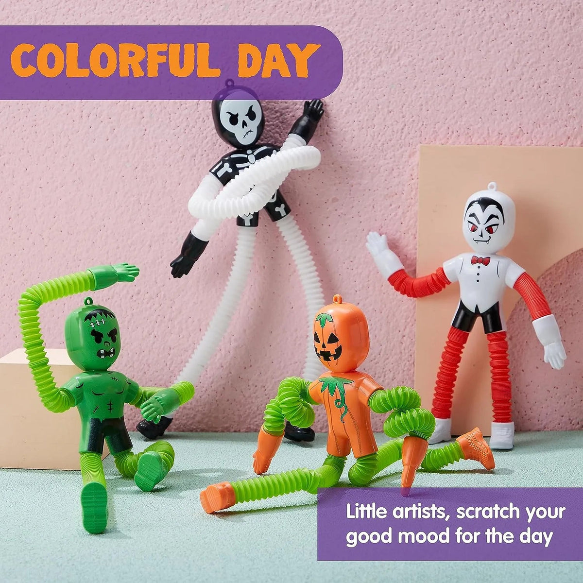 4 Pack Halloween Toys