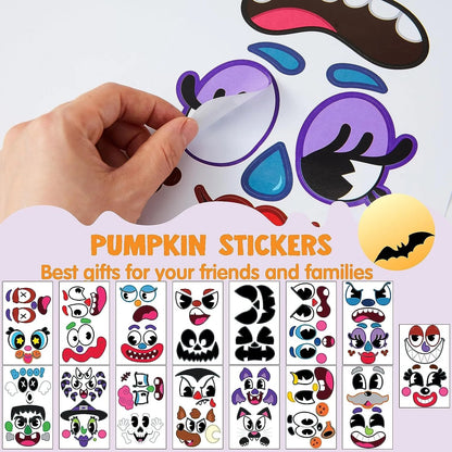 JOYIN 60-Pack Halloween Pumpkin Stickers