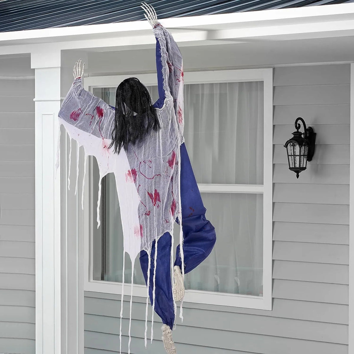 JOYIN 63-Inch Halloween Climbing Zombie Wall Decoration