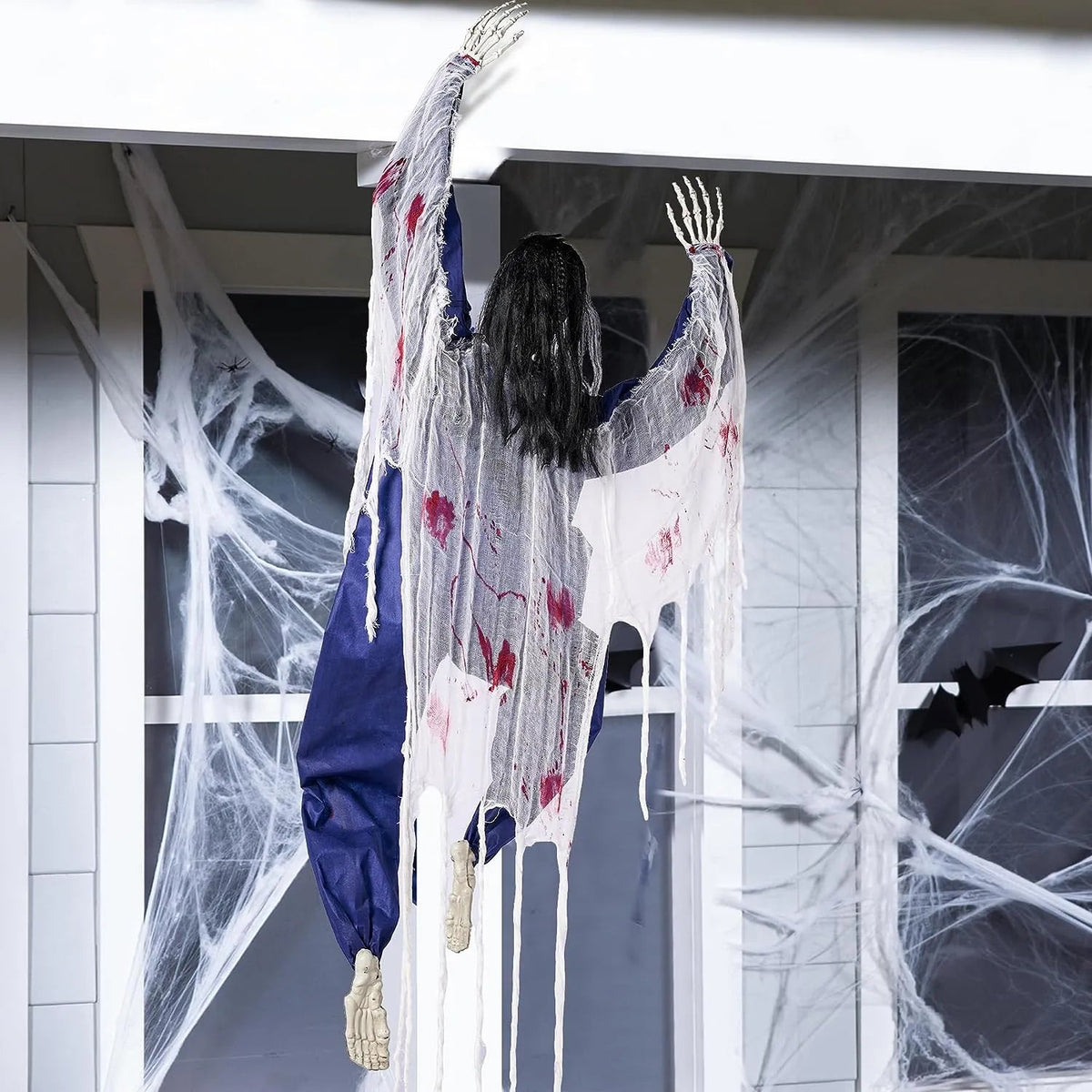 JOYIN 63-Inch Halloween Climbing Zombie Wall Decoration