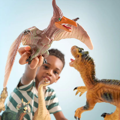 JOIN 6-Piece Large Soft Dinosaur Toy Set for Toddlers