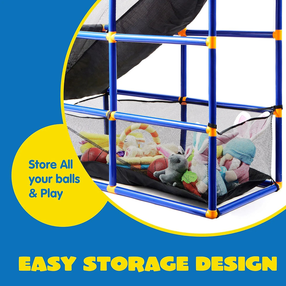 JOYIN Arcade Basketball Game Set with 4 Balls for Kids
