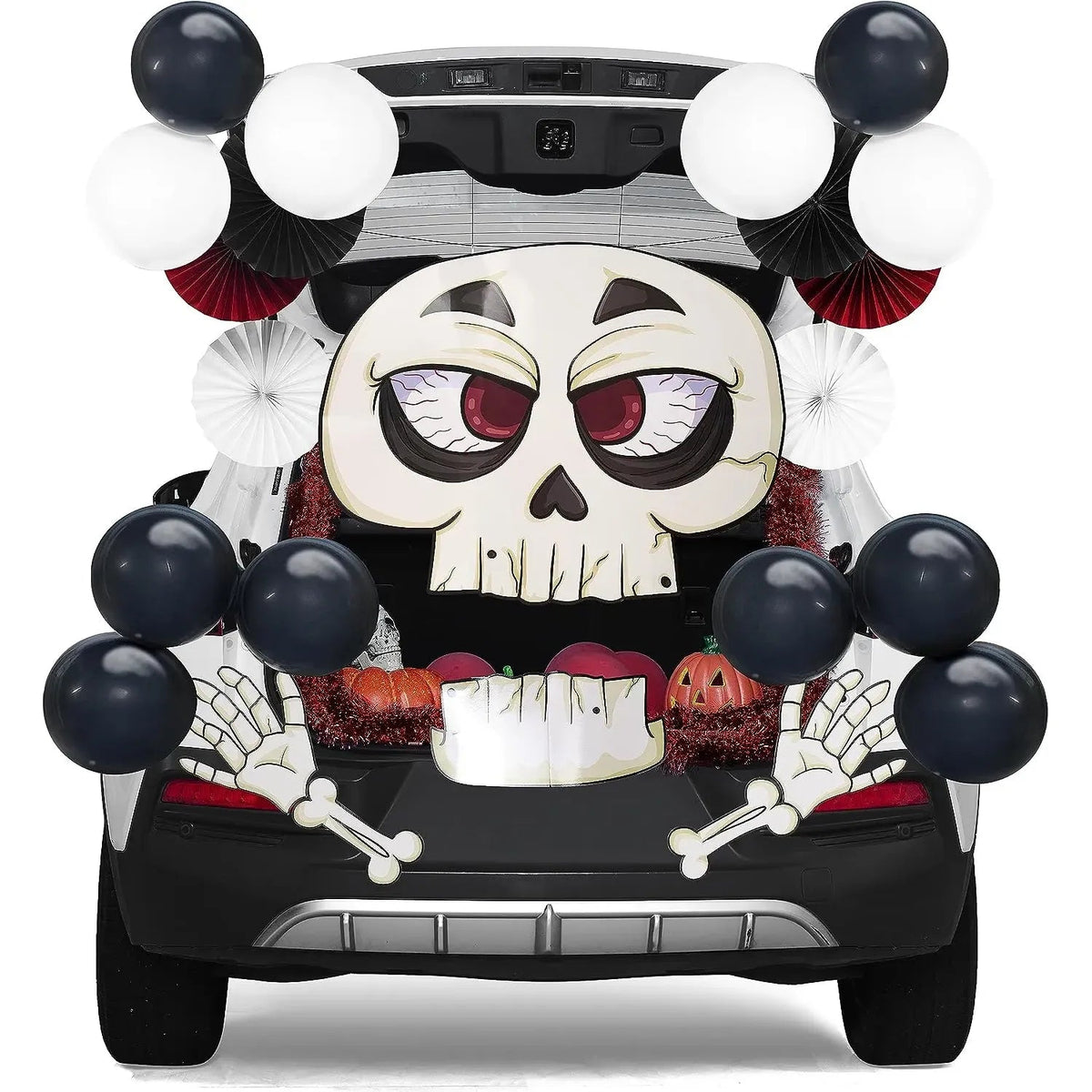 JOYIN Halloween Trunk-or-Treat Car Decorations Kit with Skeleton Design