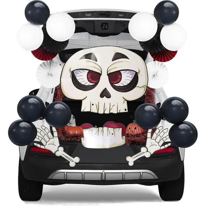 JOYIN Halloween Trunk-or-Treat Car Decorations Kit with Skeleton Design