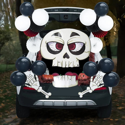 JOYIN Halloween Trunk-or-Treat Car Decorations Kit with Skeleton Design