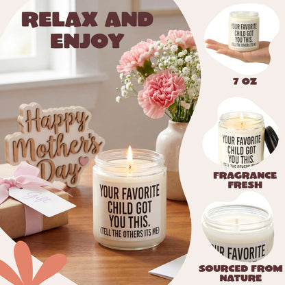 JOYIN Mother's Day Gifts for Mom, Lavender Scented Candle for Wife Women