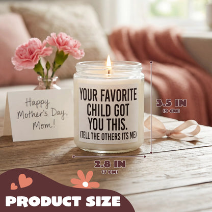 JOYIN Mother's Day Gifts for Mom, Lavender Scented Candle for Wife Women