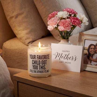 JOYIN Mother's Day Gifts for Mom, Lavender Scented Candle for Wife Women