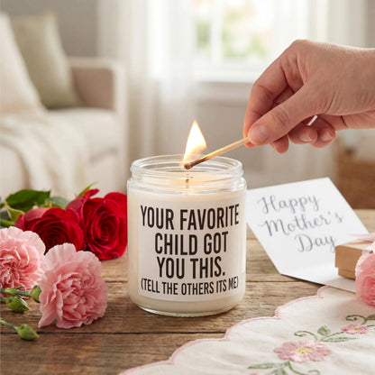 JOYIN Mother's Day Gifts for Mom, Lavender Scented Candle for Wife Women