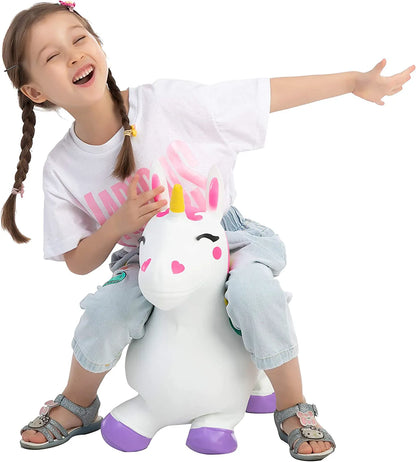 Joyin Bouncy Unicorn Hopper - White